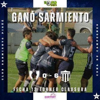 LRF - Goleada de Club Sarmiento en su visita a Peñarol de Guaminí.  