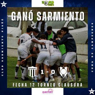 LRF - Club Sarmiento derrotó a Peñarol y le arrebató la punta. 